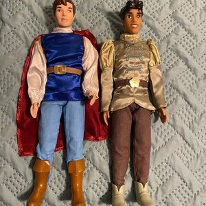 Disney store prince dolls
